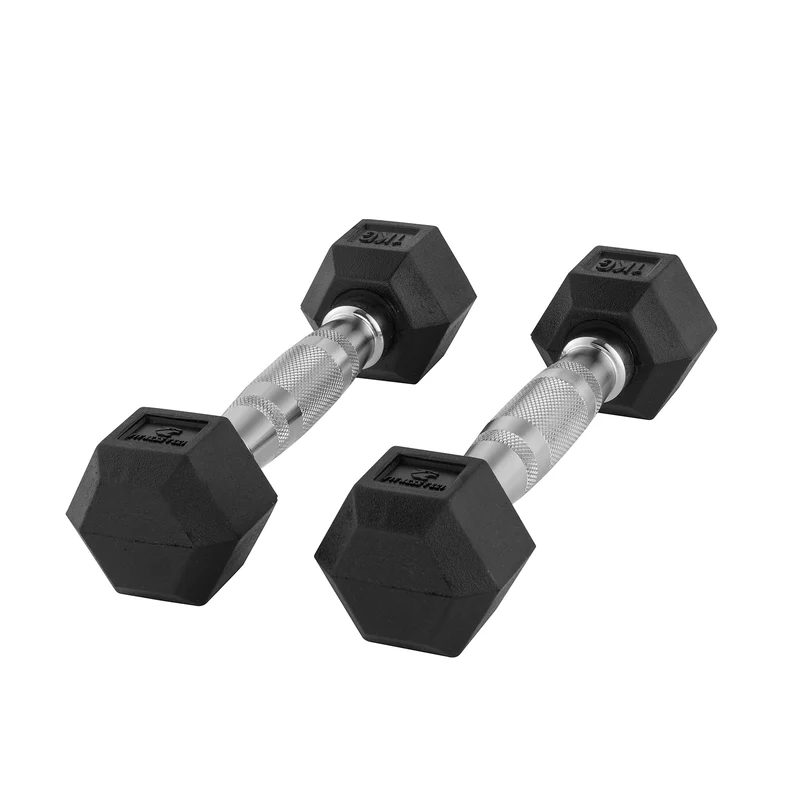 Dumbbells hexagonales 1-9 kg / Set de 2 unités