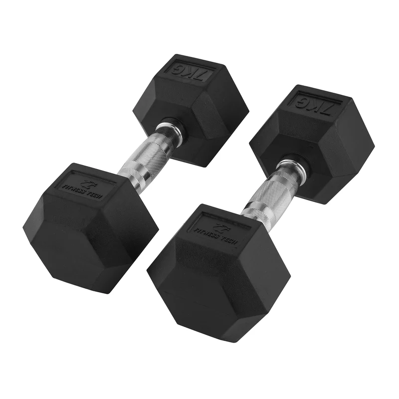 Dumbbells hexagonales 1-9 kg / Set de 2 unités