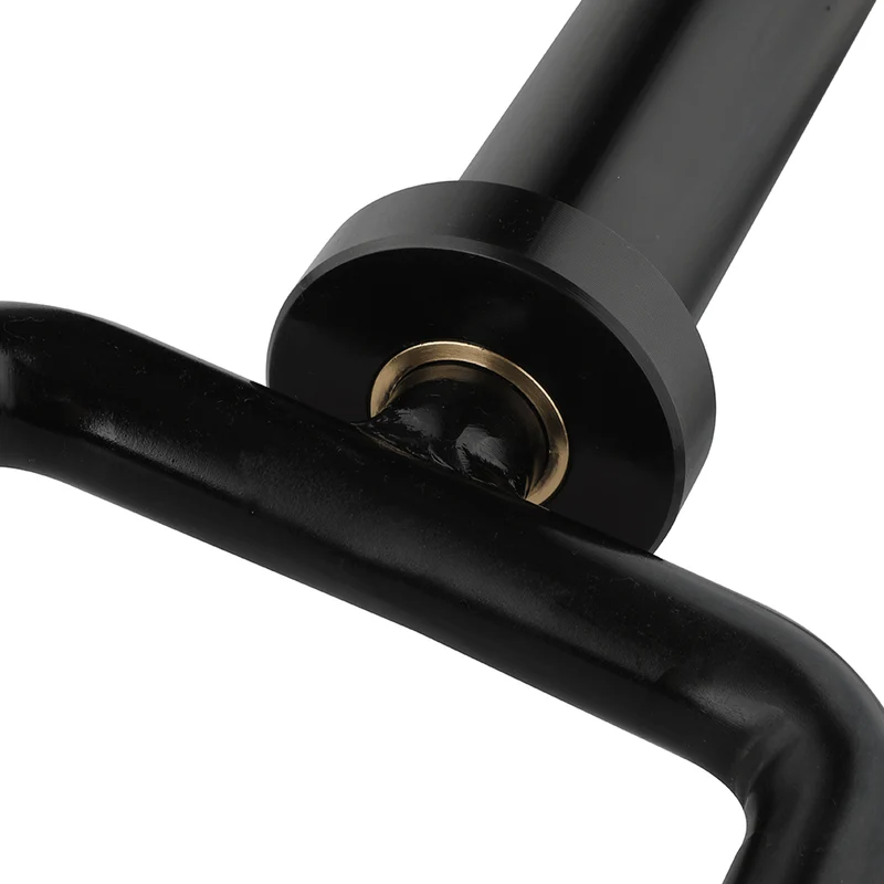 Barre romaine entièrement noire 0.87m x 50mm (230 kg)