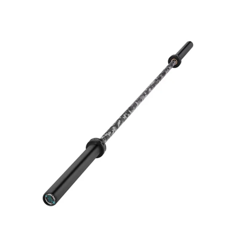 Barre olympique camouflage 2,2 m x 50 mm – 4 roulements (365 kg)