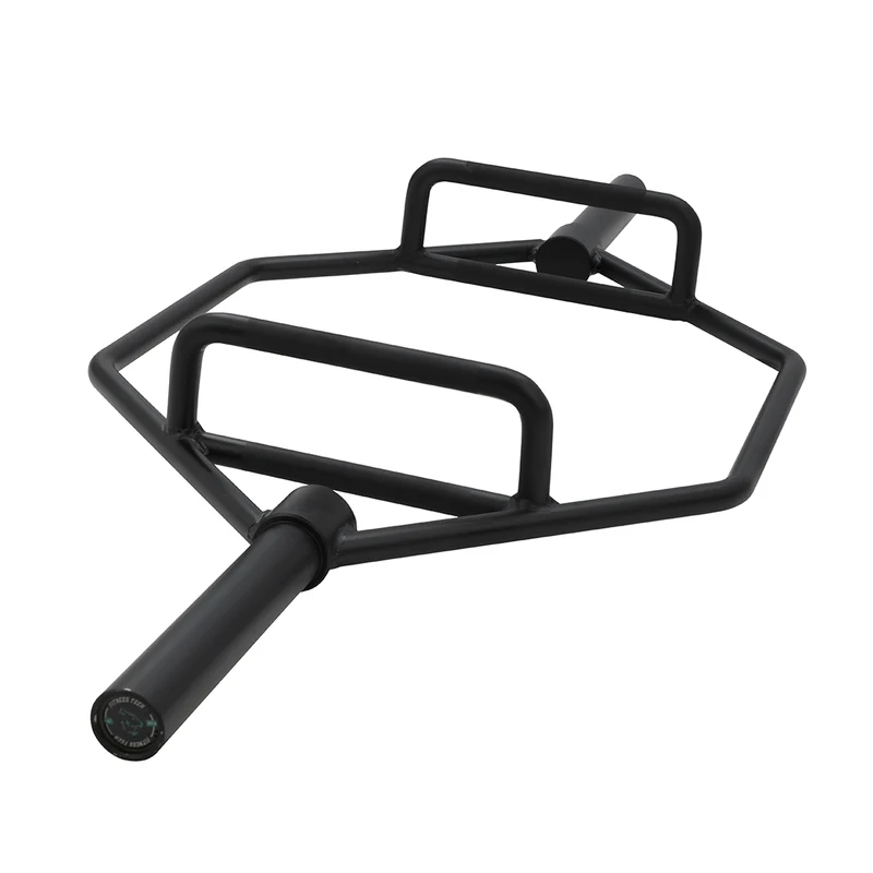 Barre olympique hexagonale | Barre de squat noire 50 mm (320 kg)