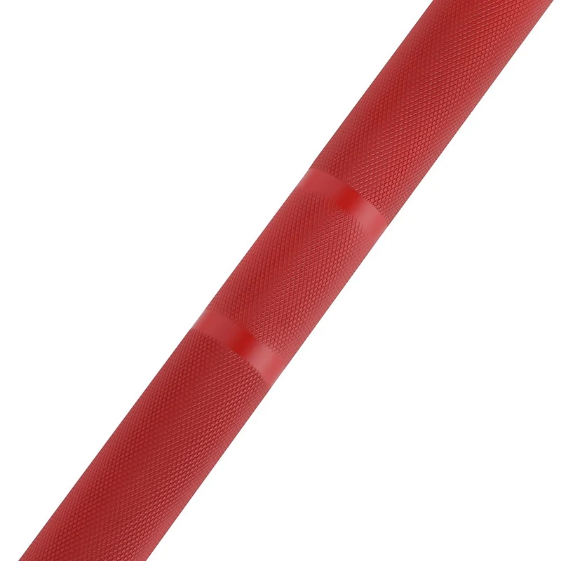 Barre olympique rouge 2,2 m x 50 mm – 4 roulements (365 kg)