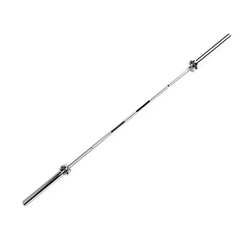 Barre olympique professionnelle 1,2 m x 50 mm - 2 roulements (150 kg)
