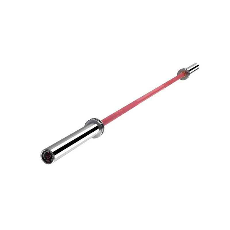 Barre olympique rose 2 m x 50 mm – 4 roulements (340 kg)