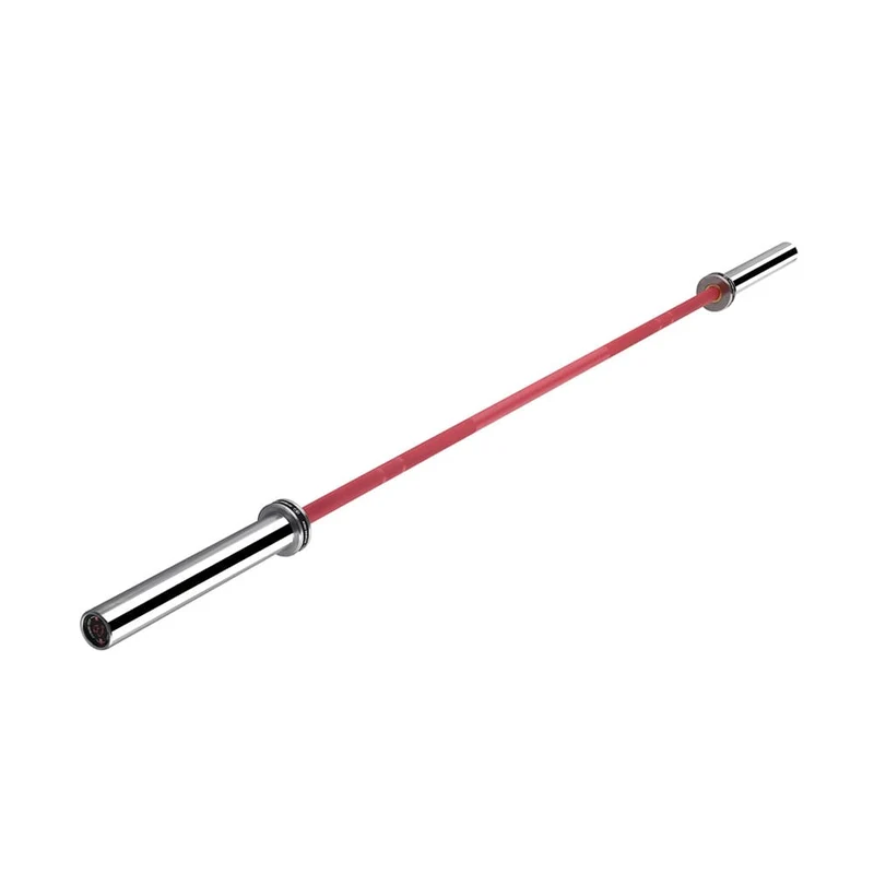 Barre olympique rose 2 m x 50 mm – 4 roulements (340 kg)