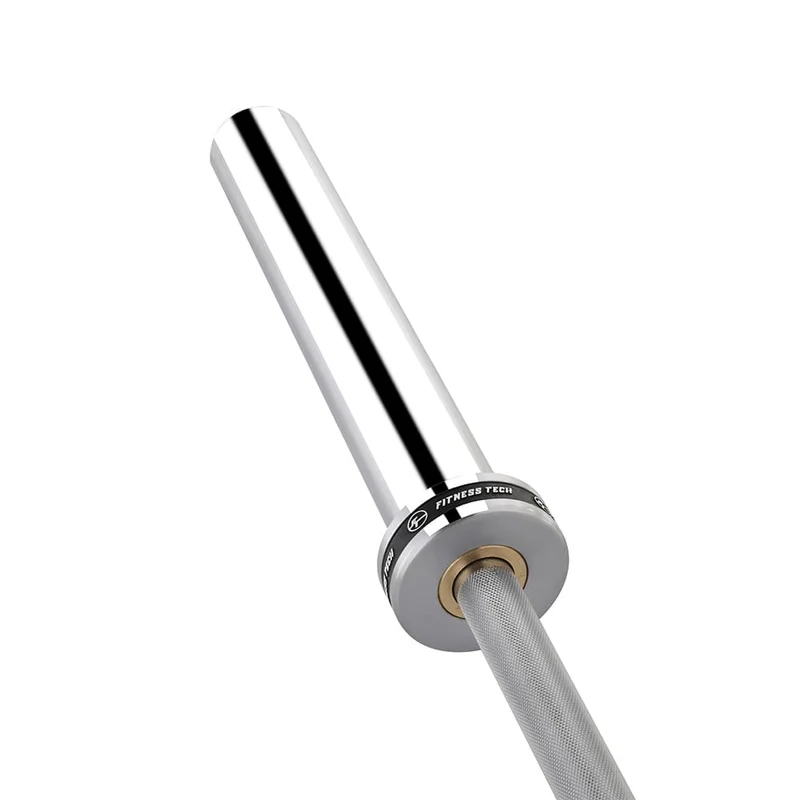 Barre olympique professionnelle 2 m x 50 mm – 4 roulements (340 kg)
