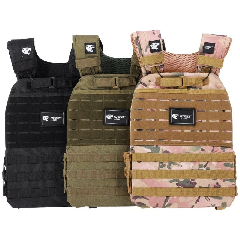 Gilet lesté avec plaques de 8 kg incluses