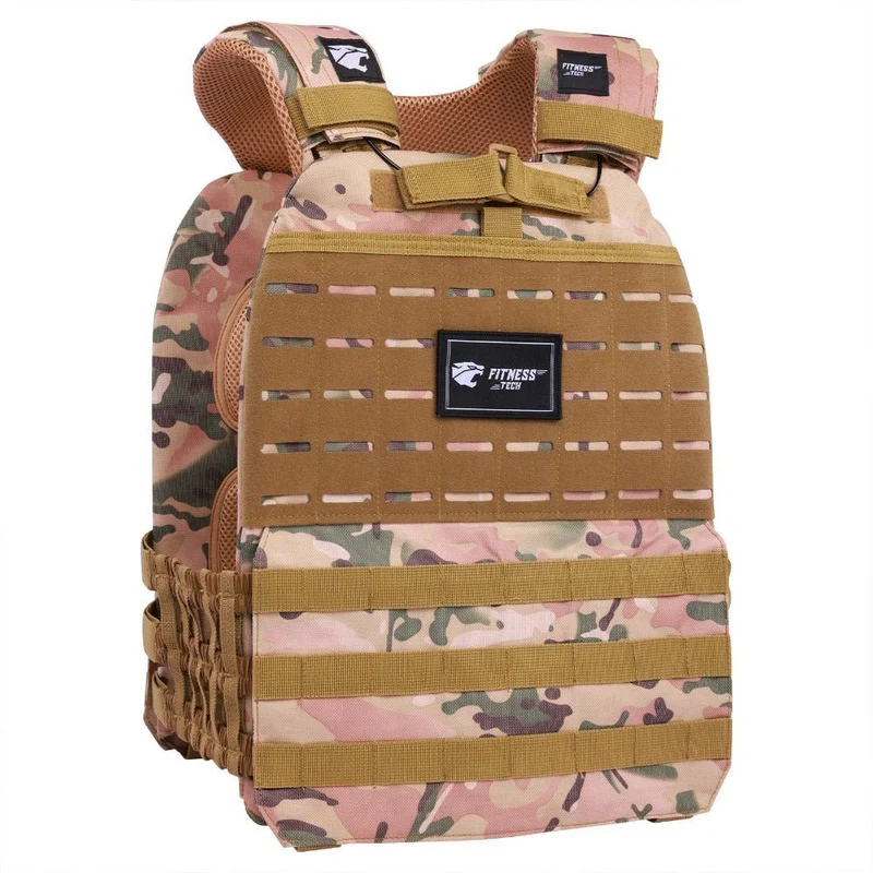 Gilet lesté avec plaques de 8 kg incluses