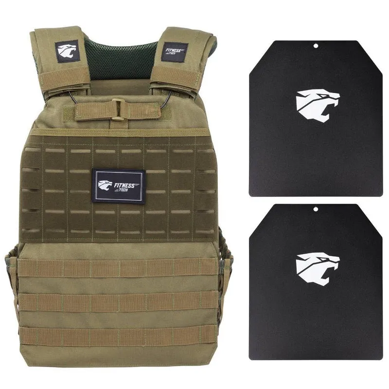 Gilet lesté avec plaques de 8 kg incluses