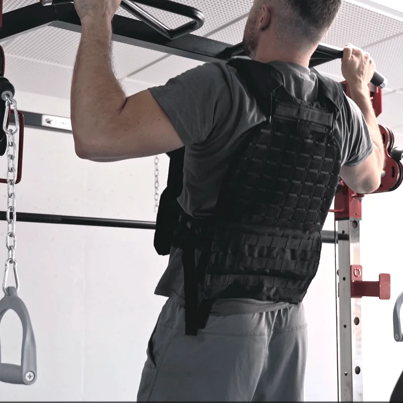 Gilet lesté avec plaques de 8 kg incluses