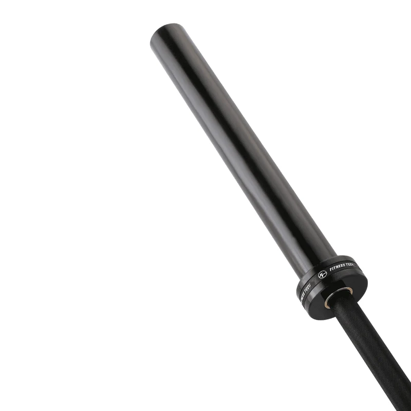 Barre olympique noire 2,2 m x 50 mm - 8 roulements (454 kg)