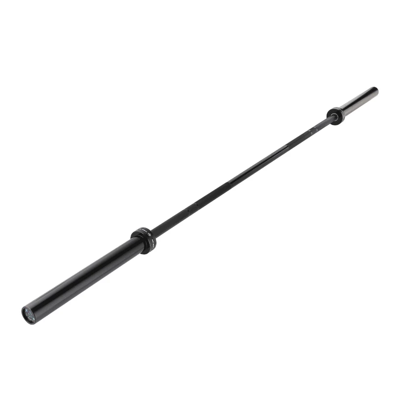 Barre olympique noire 2,2 m x 50 mm - 8 roulements (454 kg)