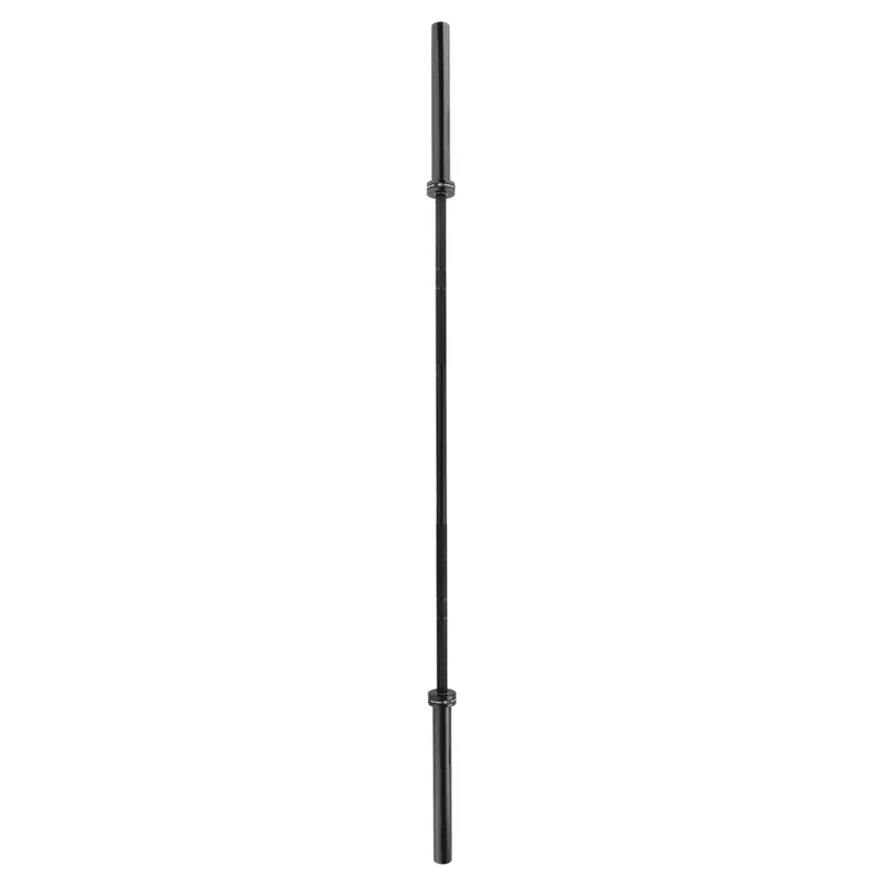 Barre olympique noire 2,2 m x 50 mm - 8 roulements (454 kg)