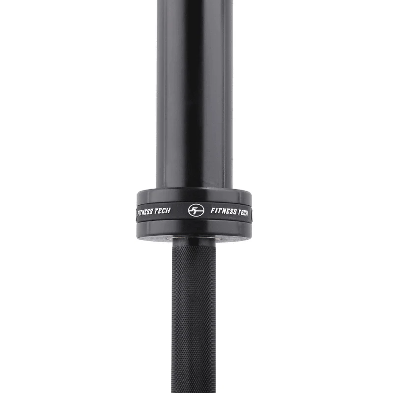 Barre olympique noire 2,2 m x 50 mm - 8 roulements (454 kg)