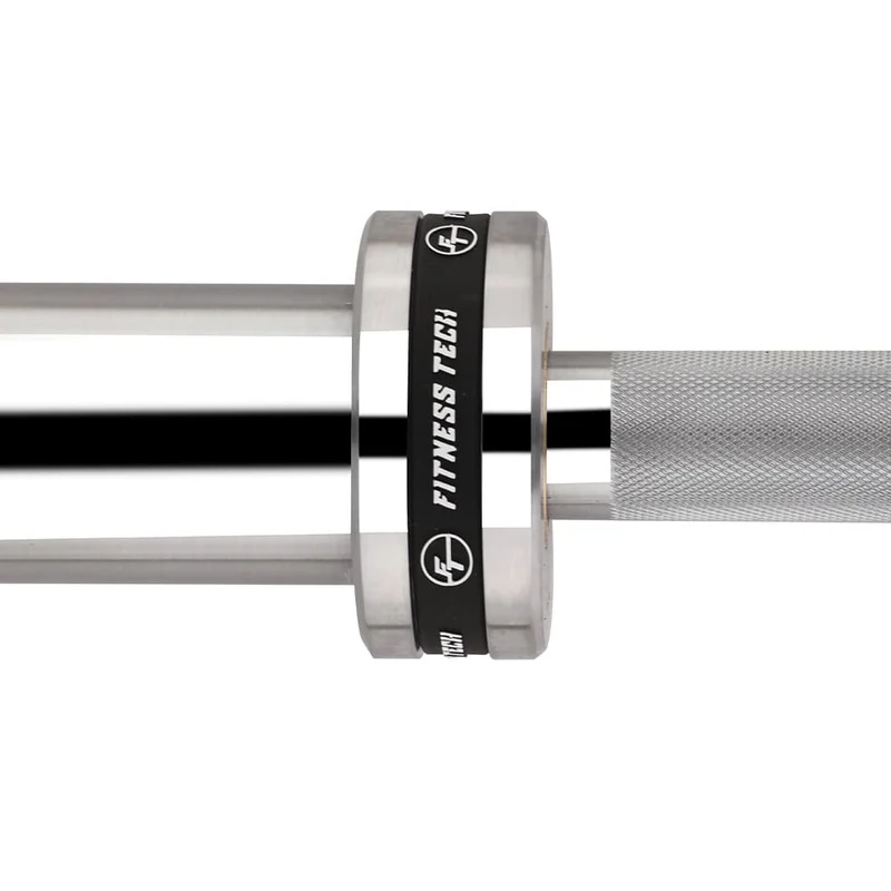 Barre olympique professionnelle 1,8 m x 50 mm – 4 roulements (340 kg)