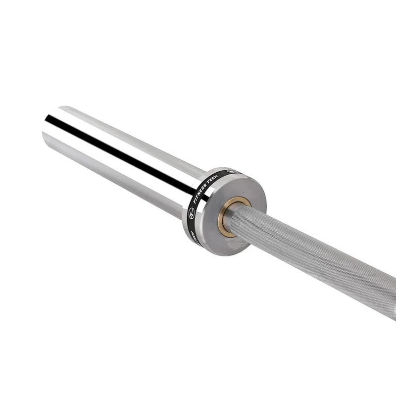 Barre olympique professionnelle 1,8 m x 50 mm – 4 roulements (340 kg)