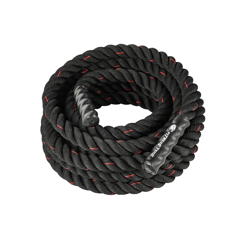 Corde Crossfit Combat 12Mx50MM Noir et Rouge