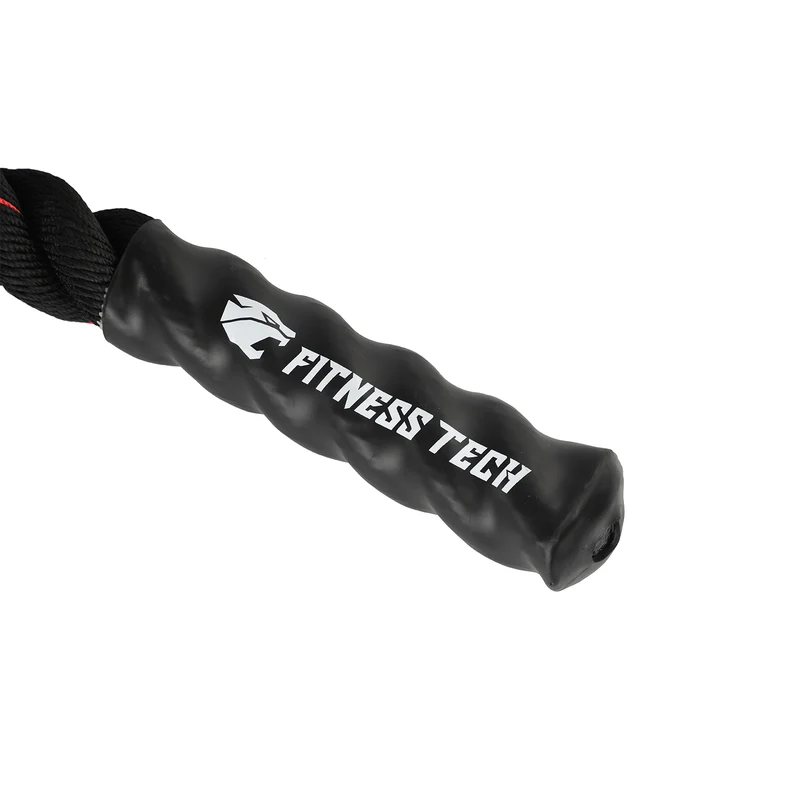 Corde Crossfit Combat 12Mx50MM Noir et Rouge