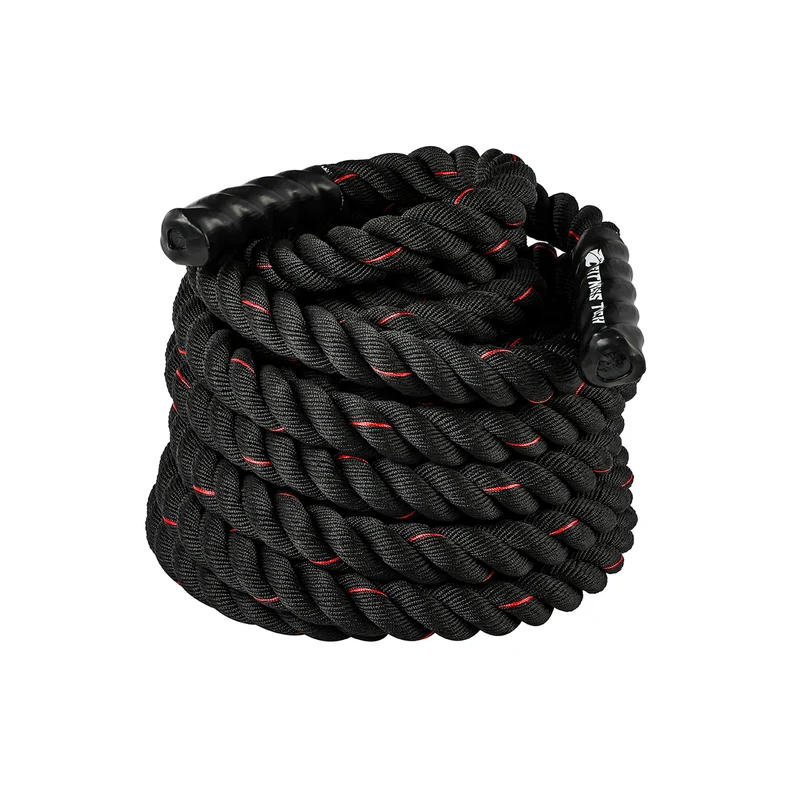 Corde Crossfit Combat 12Mx50MM Noir et Rouge