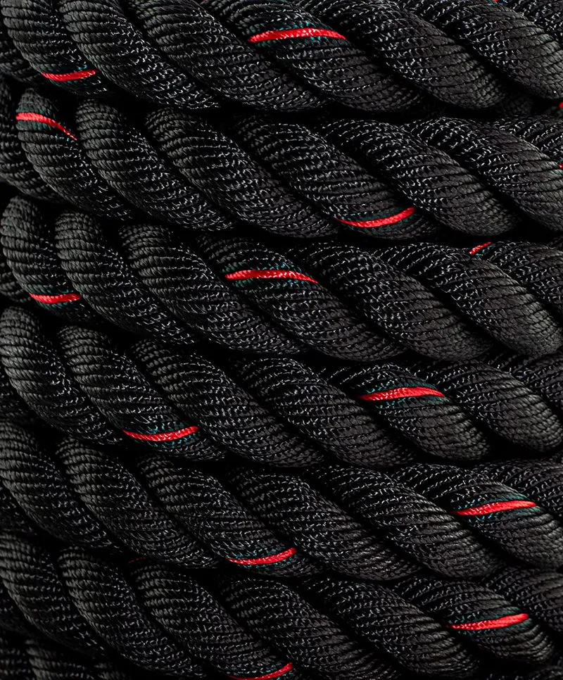 Corde Crossfit Combat 12Mx50MM Noir et Rouge