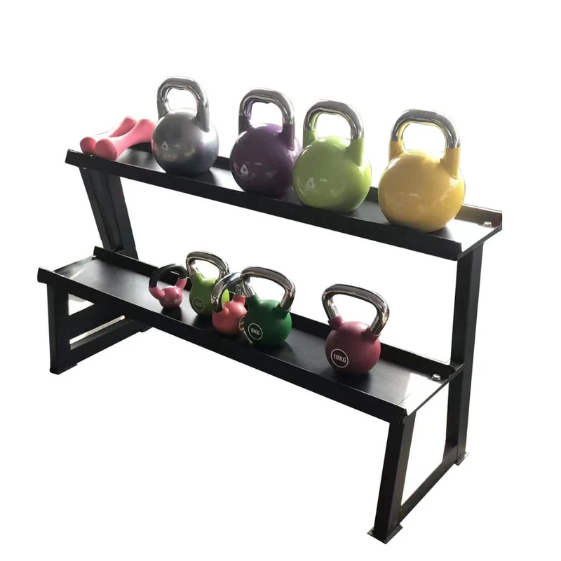 Support pour kettlebells à 2 hauteurs