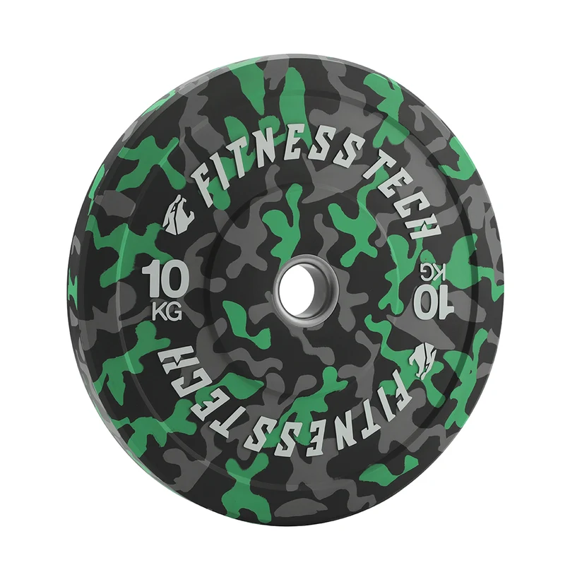 Disque Bumper Plates Haute Résistance Camouflage Flecks