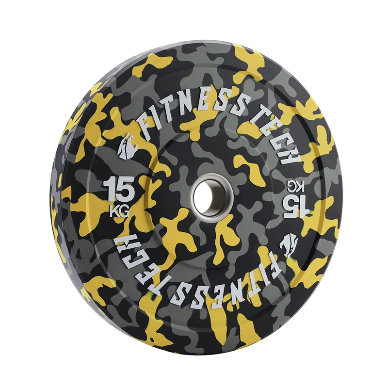 Disque Bumper Plates Haute Résistance Camouflage Flecks