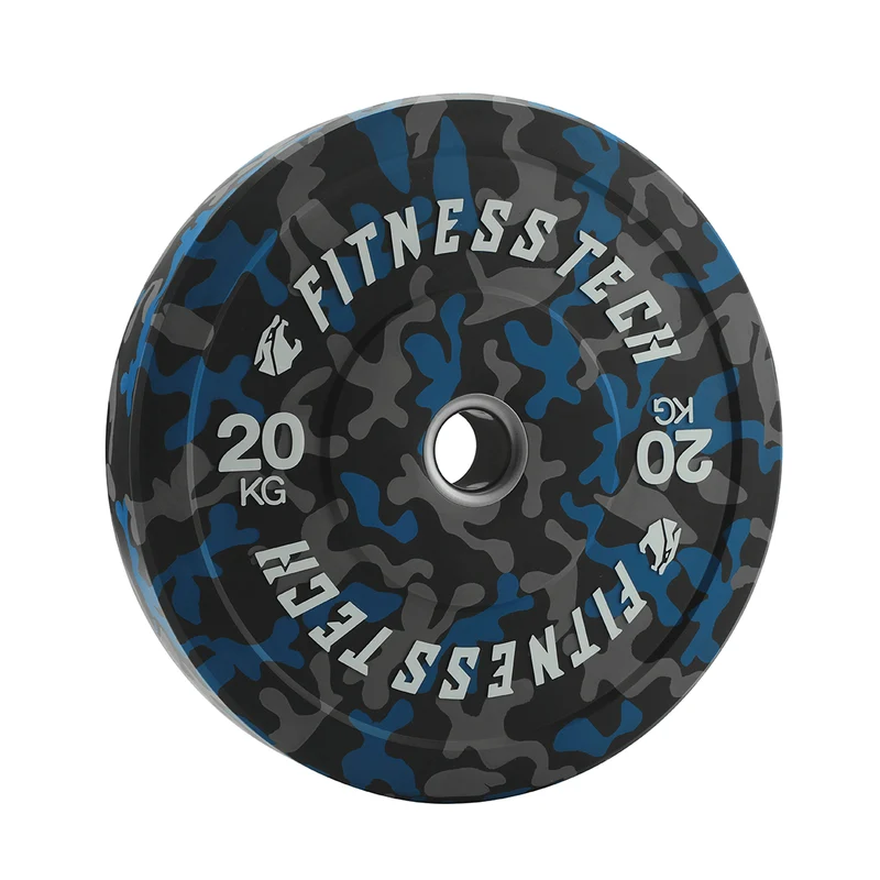 Disque Bumper Plates Haute Résistance Camouflage Flecks