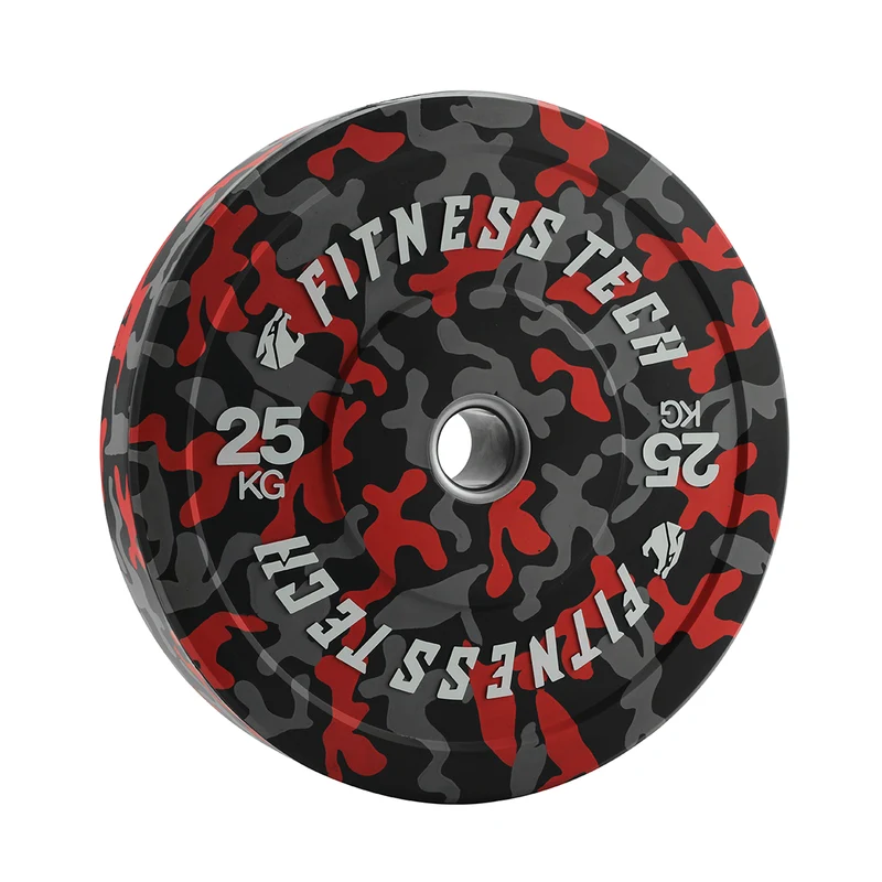 Disque Bumper Plates Haute Résistance Camouflage Flecks