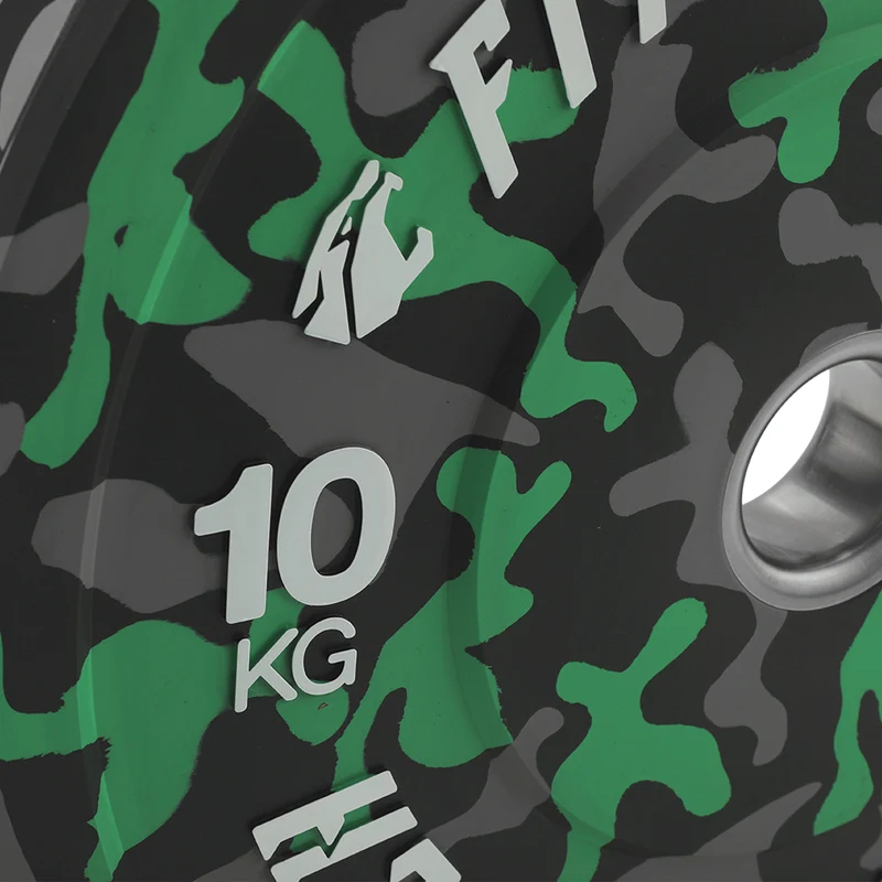 Disque Bumper Plates Haute Résistance Camouflage Flecks