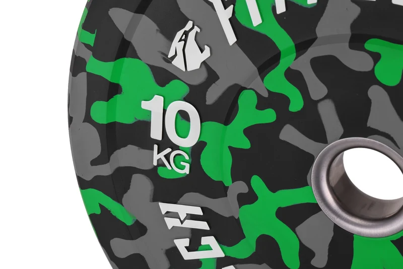 Disque Bumper Plates Haute Résistance Camouflage Flecks