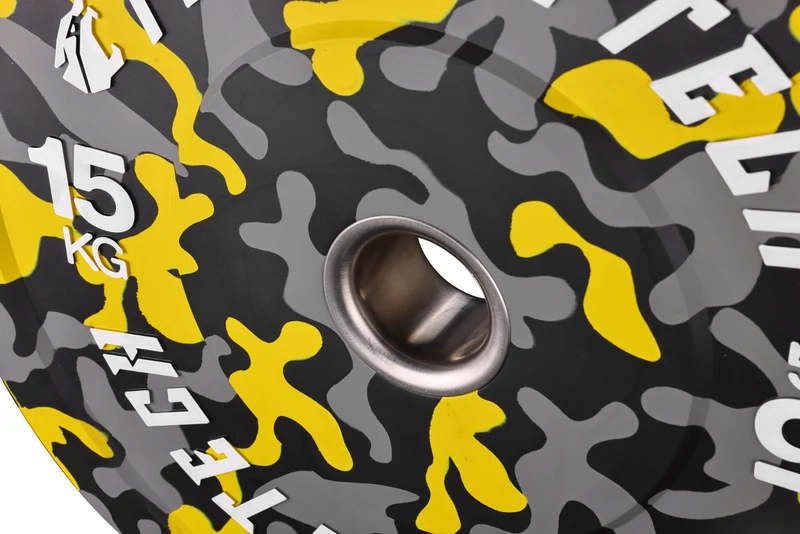 Disque Bumper Plates Haute Résistance Camouflage Flecks