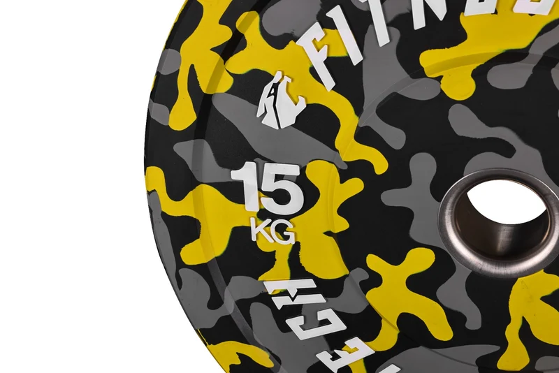 Disque Bumper Plates Haute Résistance Camouflage Flecks
