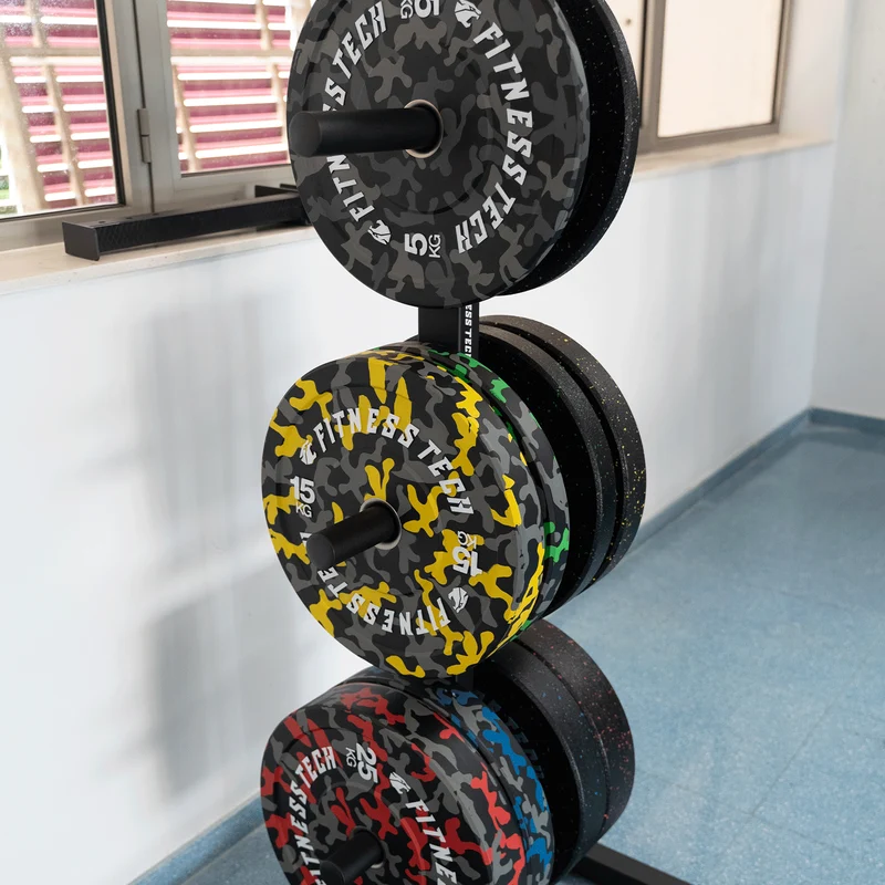 Disque Bumper Plates Haute Résistance Camouflage Flecks