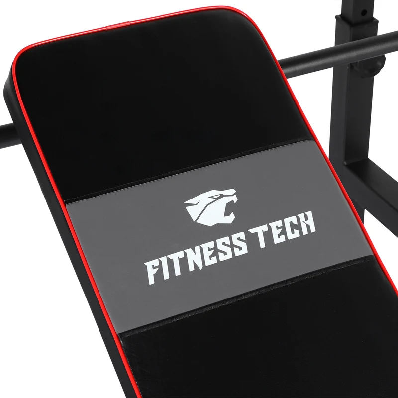 Banc multi-stations inclinable pour développé couché / squats