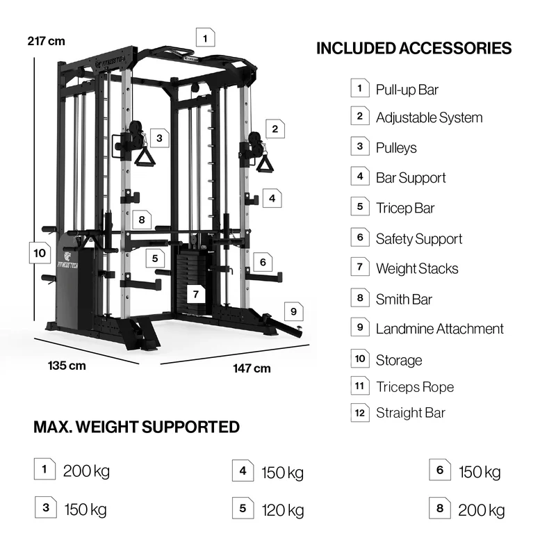 Smith Machine S8000 | Machine Multipower