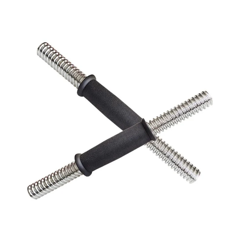 Lot de 2 barres de fer pour haltères 25mm