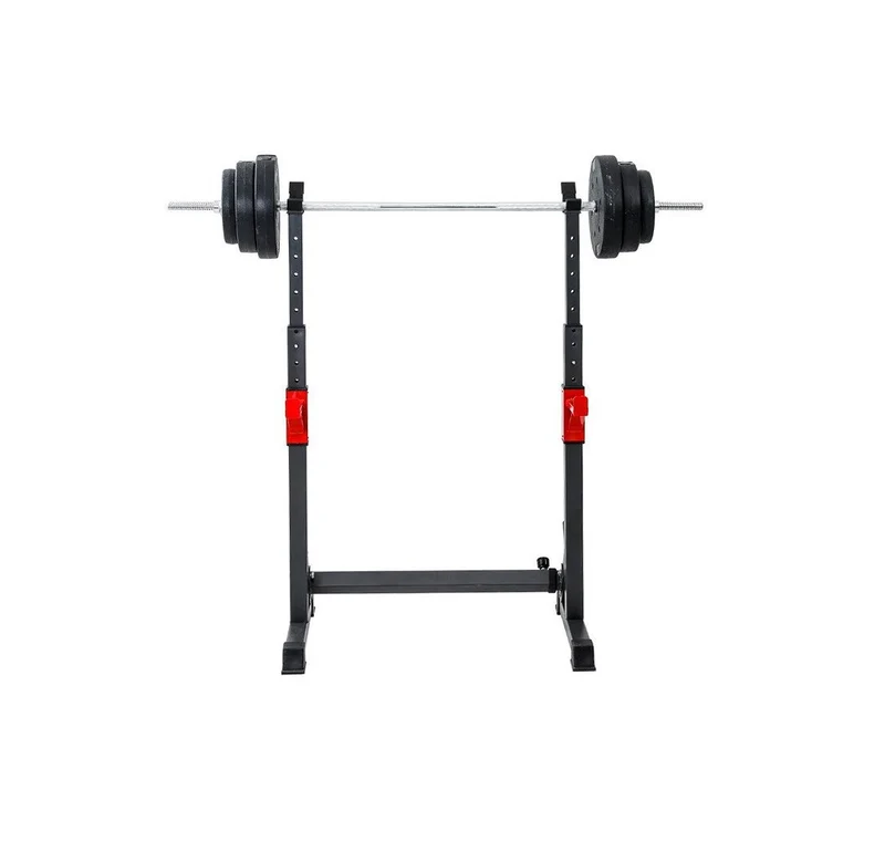 Support réglable pour l'haltérophilie. Barre de traction