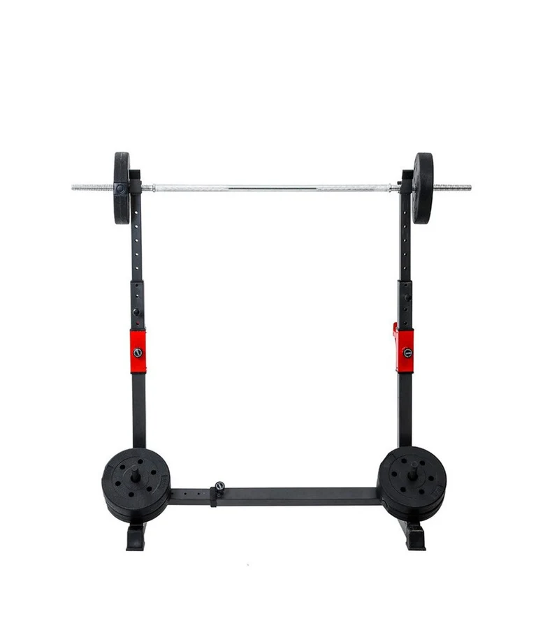 Support réglable pour l'haltérophilie. Barre de traction