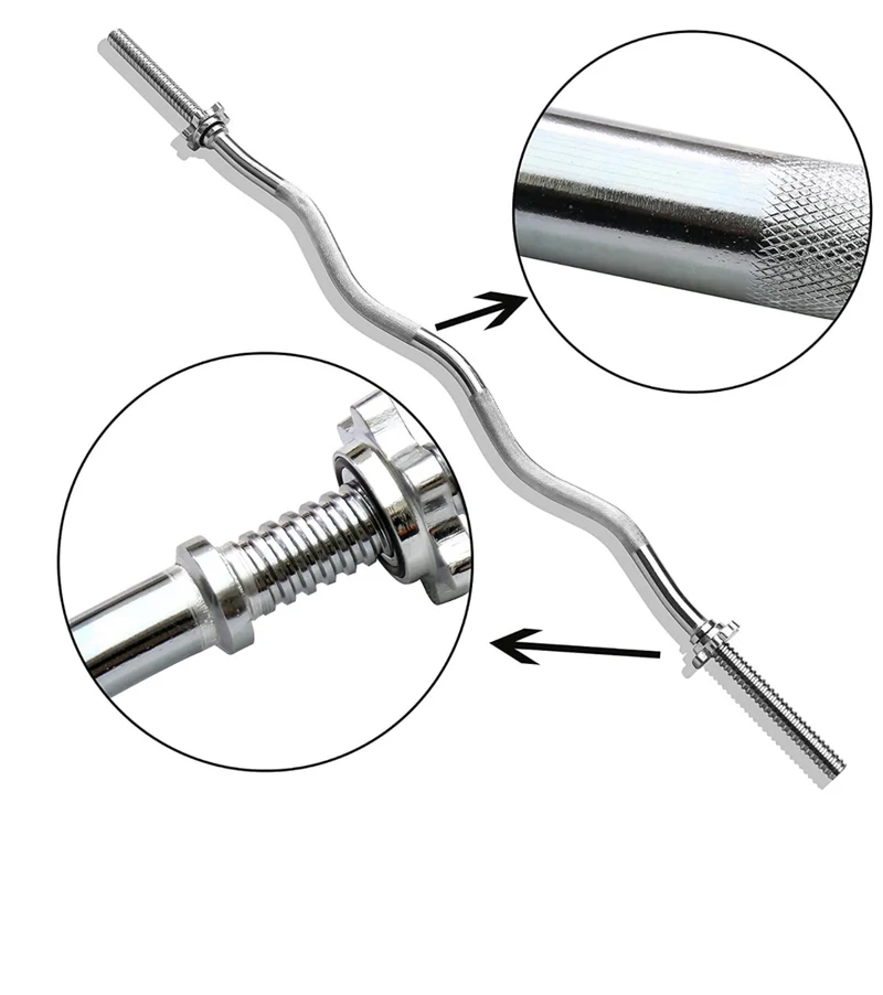 Barre Super Curl 1,5 m x 25 mm (130 kg)
