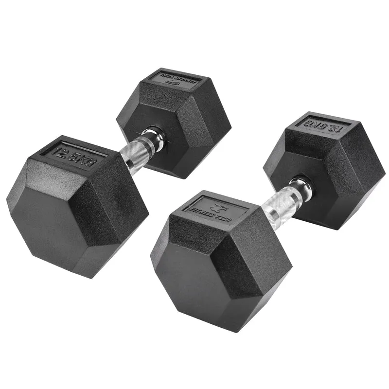 Haltères hexagonaux 2,5 - 50 kg (2 unités)