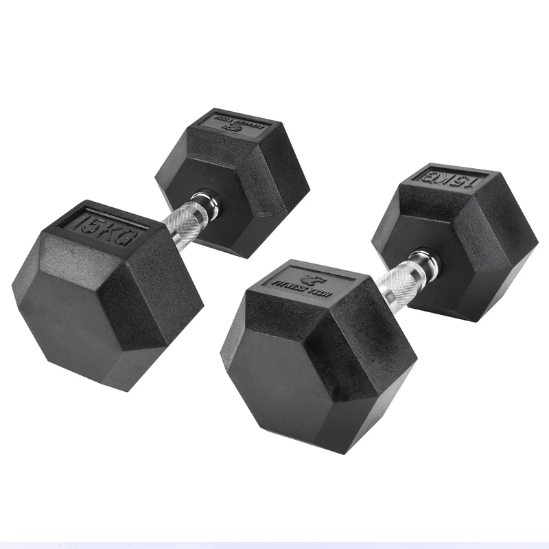 Haltères hexagonaux 2,5 - 50 kg (2 unités)