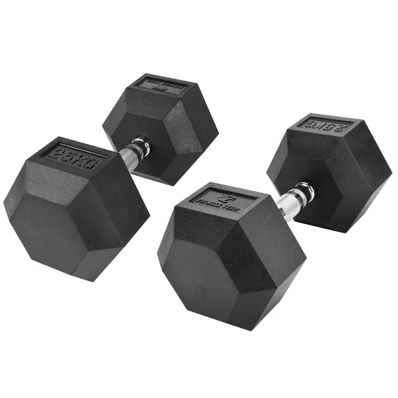 Haltères hexagonaux 2,5 - 50 kg (2 unités)