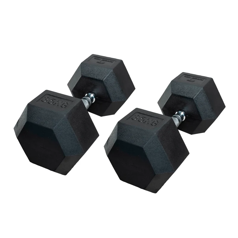 Haltères hexagonaux 2,5 - 50 kg (2 unités)
