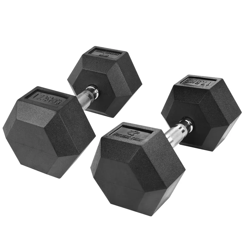 Haltères hexagonaux 2,5 - 50 kg (2 unités)