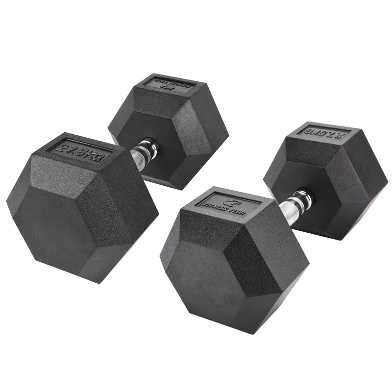 Haltères hexagonaux 2,5 - 50 kg (2 unités)