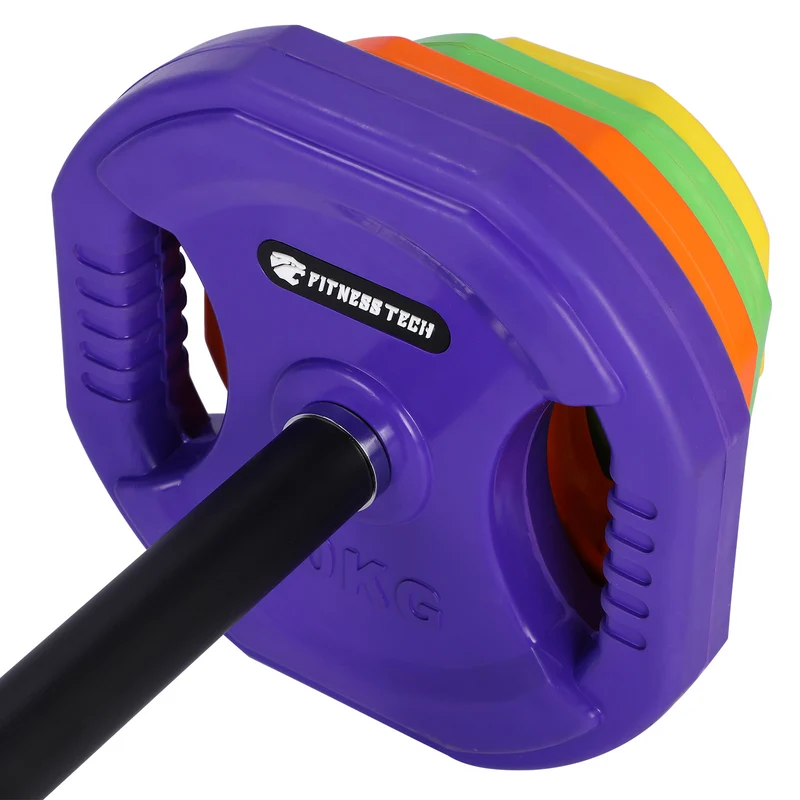 Ensemble Haltères Pump - Disque en Fer + Bande Élastique