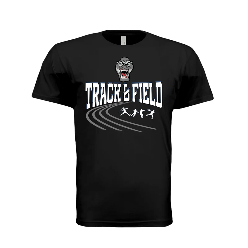 Track and Field Black T