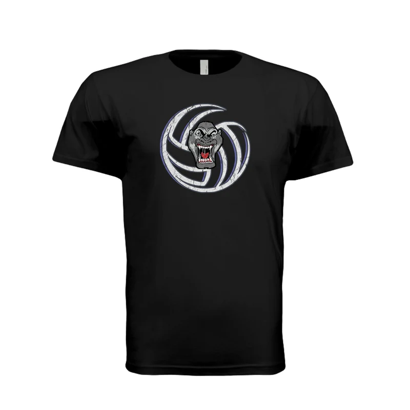 Volley Ball Black T
