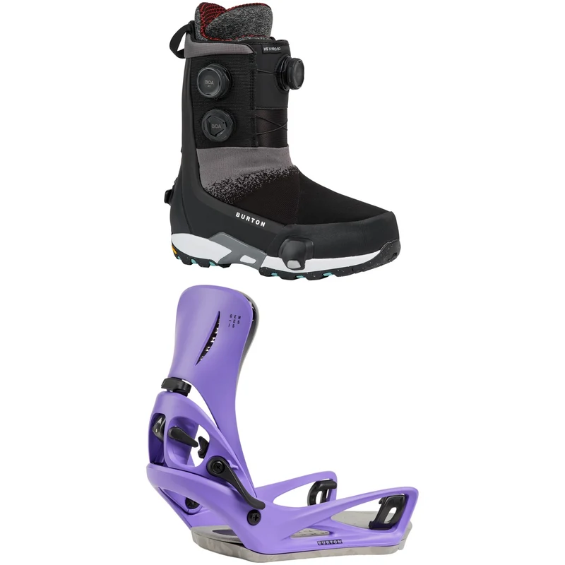 Burton Highshot X Pro Step On Wide Snowboard Boots + Step On Genesis Snowboard Bindings 2027